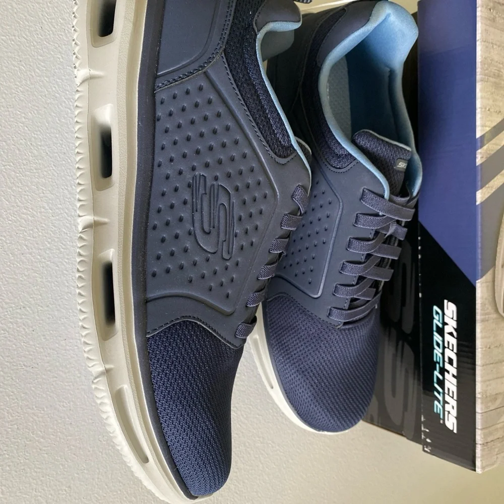 Skechers Navy Blue Glide-Lite - Picture 4 of 6